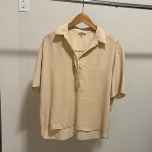 Women’s Cream Short Sleeve Shirt